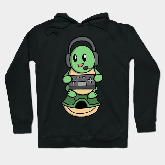 Turtle Gamer Hoodie by pako-valor